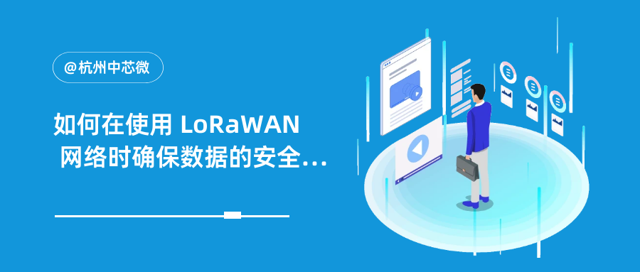 如何在使用 LoRaWAN 网络时确保数据的安全性？